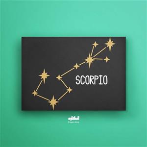 تابلو شاسی نماد ماه آبان Scorpio کد ENCZ116 