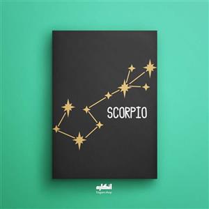 تابلو شاسی نماد ماه آبان Scorpio کد ENCZ117