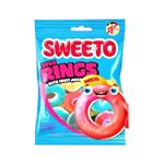 پاستیل ترش حلقه ای شکری سوییتو با ابمیوه طبیعی(100 گرم) sweeto