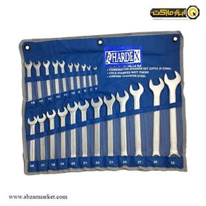 ست آچار یک سر تخت یک سر رینگ هاردکس 22 عددی