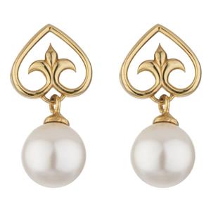 گوشواره طلا 18 عیار زنانه تاج مدل A237 Taj A237 Gold Earrings For Women