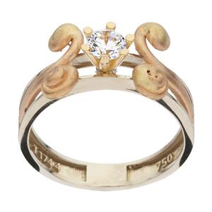 انگشتر طلا 18 عیار زنانه مایا ماهک مدل MR1010 Maya Maahak Gold Ring For Women 