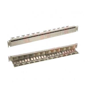 پچ پنل 24 پورت همراه با کیستون CAT6E نگزنس Nexans N521.661