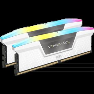 رم DDR5 دسکتاپ 32گیگابایت 6000Mhz CL36 کورسیر مدل Vengance RGB White دو کاناله