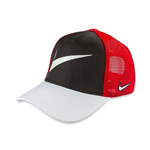 کلاه کپ ورزشی نقابدار نایک پشت توری 442443 NZD | سفید/قرمز