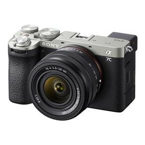 دوربین عکاسی بدون آینه سونی Sony a7C II Mirrorless with 28-60mm Lens نقره ای 