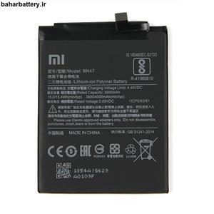باطری موبایل مدل BN-47 ظرفیت 4000 میلی امپر ساعت مناسب برای گوشی موبایل XIAOMI REDMI 6 PRO- 4