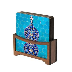 زیر لیوانی تهران جی اف ایکس مدل ZL-3260 بسته 6 عددی