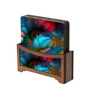 زیر لیوانی تهران جی اف ایکس مدل ZL-3266 بسته 6 عددی