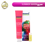 رنگ مو بدون آمونیاک فیوژن کالر مارال (Maral) سری Summer Warm حجم 100میل