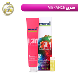 رنگ مو بدون آمونیاک فیوژن کالر مارال (Maral) سری Vibrance حجم 100میل