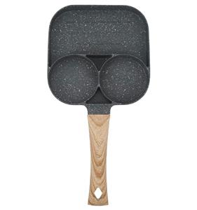 تابه 3 خانه نچسب چدنی دسته دار