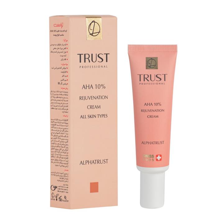 بهترین کرم لایه‌ بردار قوی آلفاتراست حاوی 10% AHA تراست حجم 30 میلی لیتر