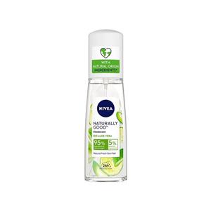 اسپری دئودورانت زنانه نیوآ Nivea مدل Naturally Good با رایحه آلوئه ورا حجم ۷۵ میل