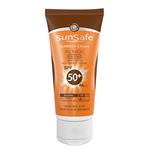 کرم ضد آفتاب رنگی فاقد چربی SPF50 سان سیف Sun Safe وزن 50 گرم
