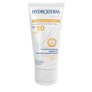 کرم ضد آفتاب SPF30 هیدرودرم لیدی Hydroderm Lady حجم 50 گرم 