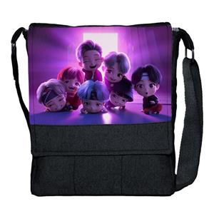 کیف رودوشی دخترانه چی چاپ مدل گروه استری کیدز آرمی کد 65246