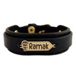 دستبند طلا 18 عیار بچگانه لیردا مدل اسم رامک KDK