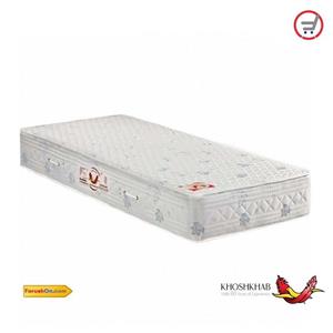 تشک دو نفره  خوشخواب سفید / کرم مدل آناهیتا - سایز 180*200