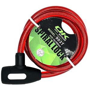 قفل دوچرخه اوکی مدل ضداسید 12-100 کد 997