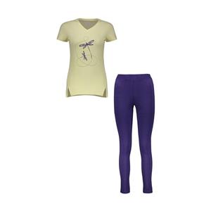 ست تی شرت و شلوار زنانه مولی جون مدل MJ5-194-11 Mooli Joon T-shirt And Pants Set For Women 