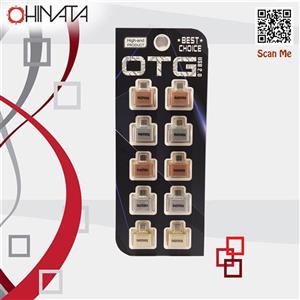 مبدل OTG microUSB ریمکس مدل Pny-10 بسته 10 عددی