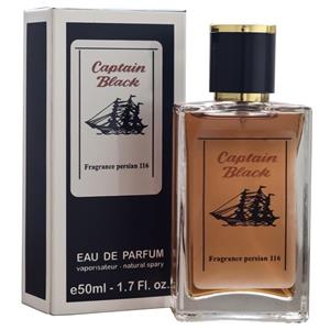 ادو پرفیوم مردانه فراگرنس پرشیا 116 مدل کاپیتان بلک حجم 50 میلی لیتر Fragrance persian Captain Black Eau De Parfum for men 50ml 