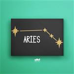 تابلو شاسی نماد ماه فروردین Aries کد ENCZ104