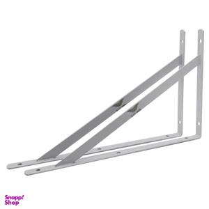 پایه نگهدارنده طبقه دیواری مدل بت کد YP3-300x190MM مجموعه 2 عددی