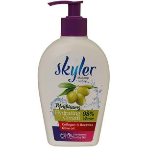 کرم مرطوب کننده دست و صورت اسکایلر مدل Olive Oil حجم 250 میلی لیتر