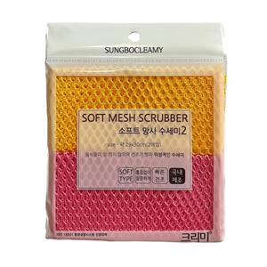 اسکاچ سانگبو کلمی مدل SOFT MESH SCRUBBER بسته 2 عددی