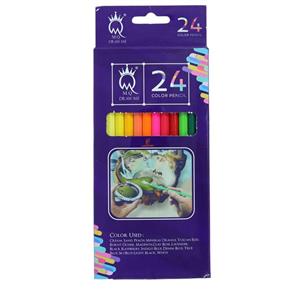 مداد رنگی 24 رنگ ام کیو مدل DRAW ME