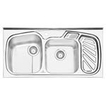 سینک ظرفشویی پرنیان استیل مدل 1105 روکار