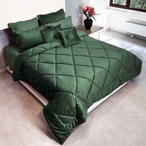 سرویس روتختی صفاهوم مدل مخمل طرح لوزی دو نفره 8 تکه