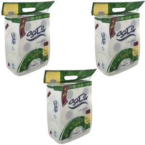 دستمال توالت شکوه کد 6GH سه بسته 6 عددی
