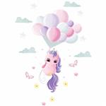 استیکر دیواری کودک راتیانا مدل lovely unicorn