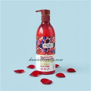 کرم مرطوب کننده آدرا مدل BComplex Berries And Pomegranate حجم 350 میلی لیتر