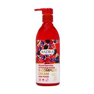 کرم مرطوب کننده آدرا مدل BComplex Berries And Pomegranate حجم 350 میلی لیتر