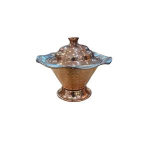 قندان مسی طرح لاله کد ma131