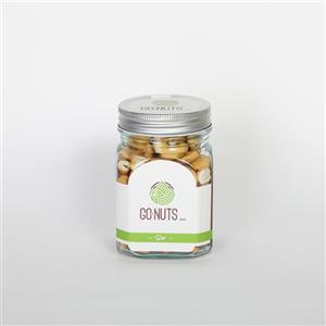 بادام هندی درشت شور زعفرانی تنگ ناردین گوناتس - 200 گرم Gonuts Nardin Saffron Salted Cashew - 200 gr