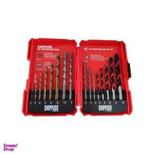 مته فلز کبالت شیپلر کد YP-COBALT-2-10MM مجموعه 16 عددی