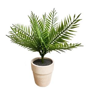 گلدان به همراه گل مصنوعی مدل سوزنی کد 3014