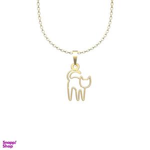 گردنبند طلا 18 عیار زنانه مدوپد مدل وال