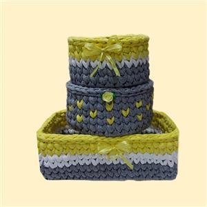 سبد قلاب بافی تریکو مدل سیسمونی کد 56 مجموعه 3 عددی