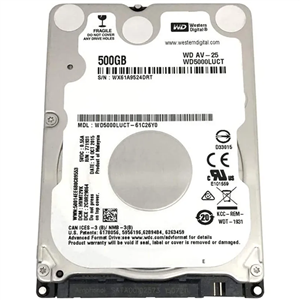 هارد دیسک لپ تاپ وسترن دیجیتال ظرفیت 500 گیگابایت Western Digital 500GB Blue WD5000BPVT NoteBook Hard Drive