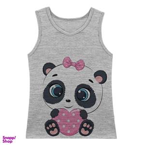 تاپ دخترانه مدل پاندا و قلب کد T38