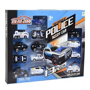 ماشین بازی مدل پلیس SIX ZERO کد A143 660 مجموعه 13 عددی 