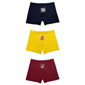 شورت پسرانه کوزا مدل پادار پنبه ای کد 4595-3 بسته 3 عددی