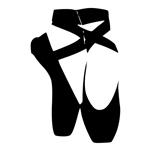 تابلو مینیمال رومادون طرح کفش باله کد 2614