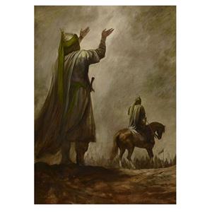 پرچم طرح عکس مدل امام حسین کد 149